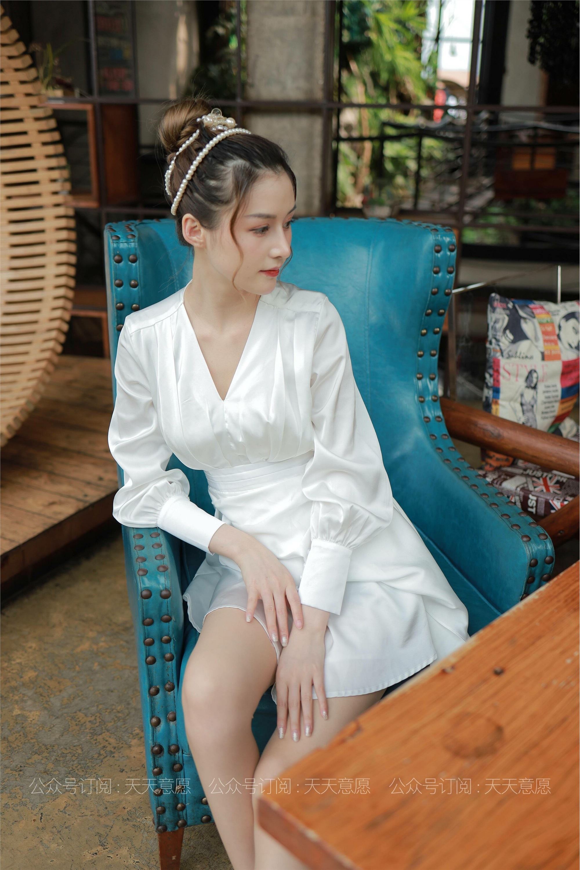 IESS异思趣向 - 模特：九妹《法式连衣裙》